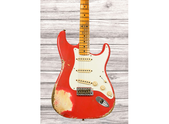 Fender Custom Shop 1957 Stratocaster Heavy Relic MN Aged Fiesta Red Fender Custom Shop 1957 Stratocaster Heavy Relic MN Aged Fiesta Red